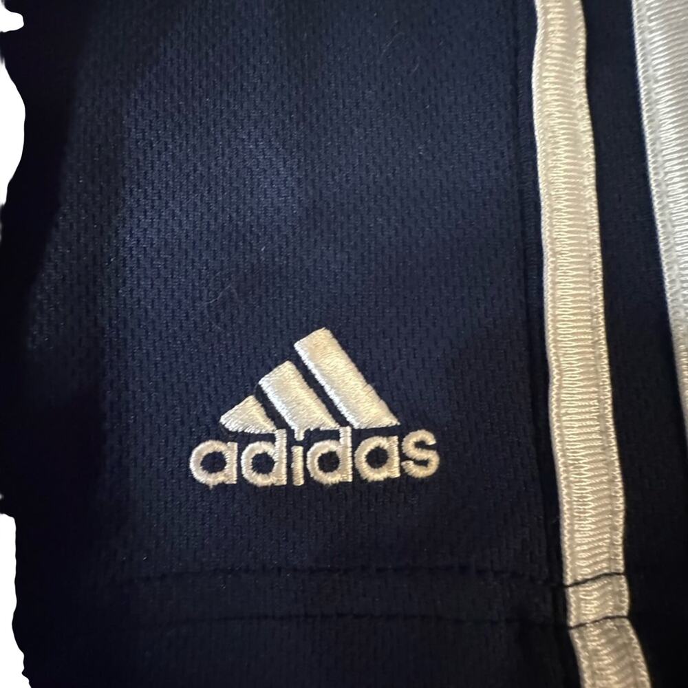 Adidas Kids Casual Lightweight Dark Blue Alethic Shorts with White Stripes 2T - Picture 4 of 6